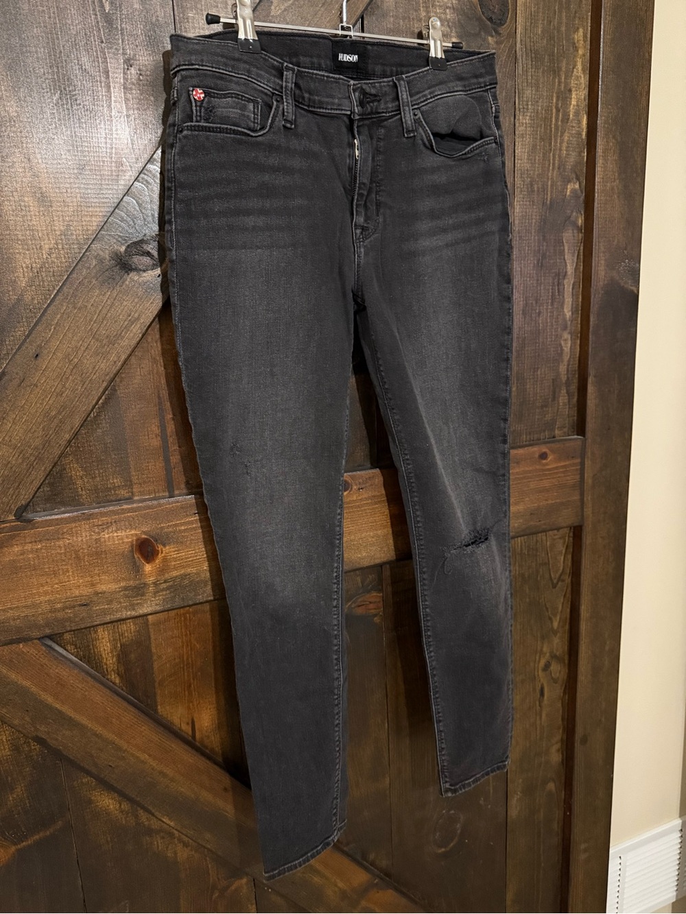 Hudson Jeans Women's Charcoal Black Skinny Jeans